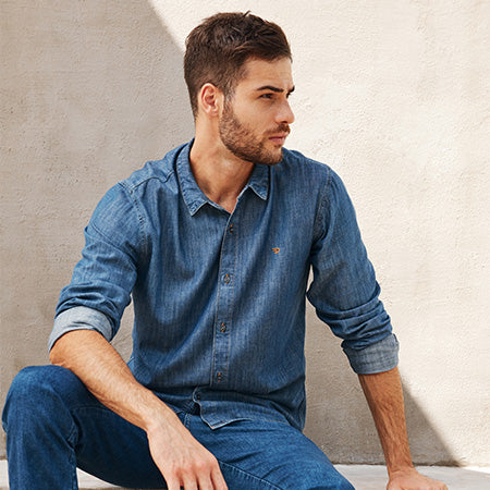 Camisa Jeans Premium Denim - WOODRUFF HANNAH - WOODRUFF HANNAH